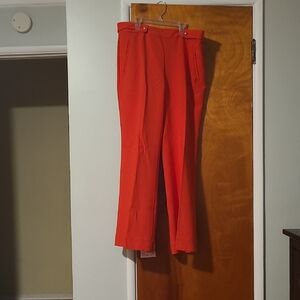 LOFT Women's Bold Red Dress Pants